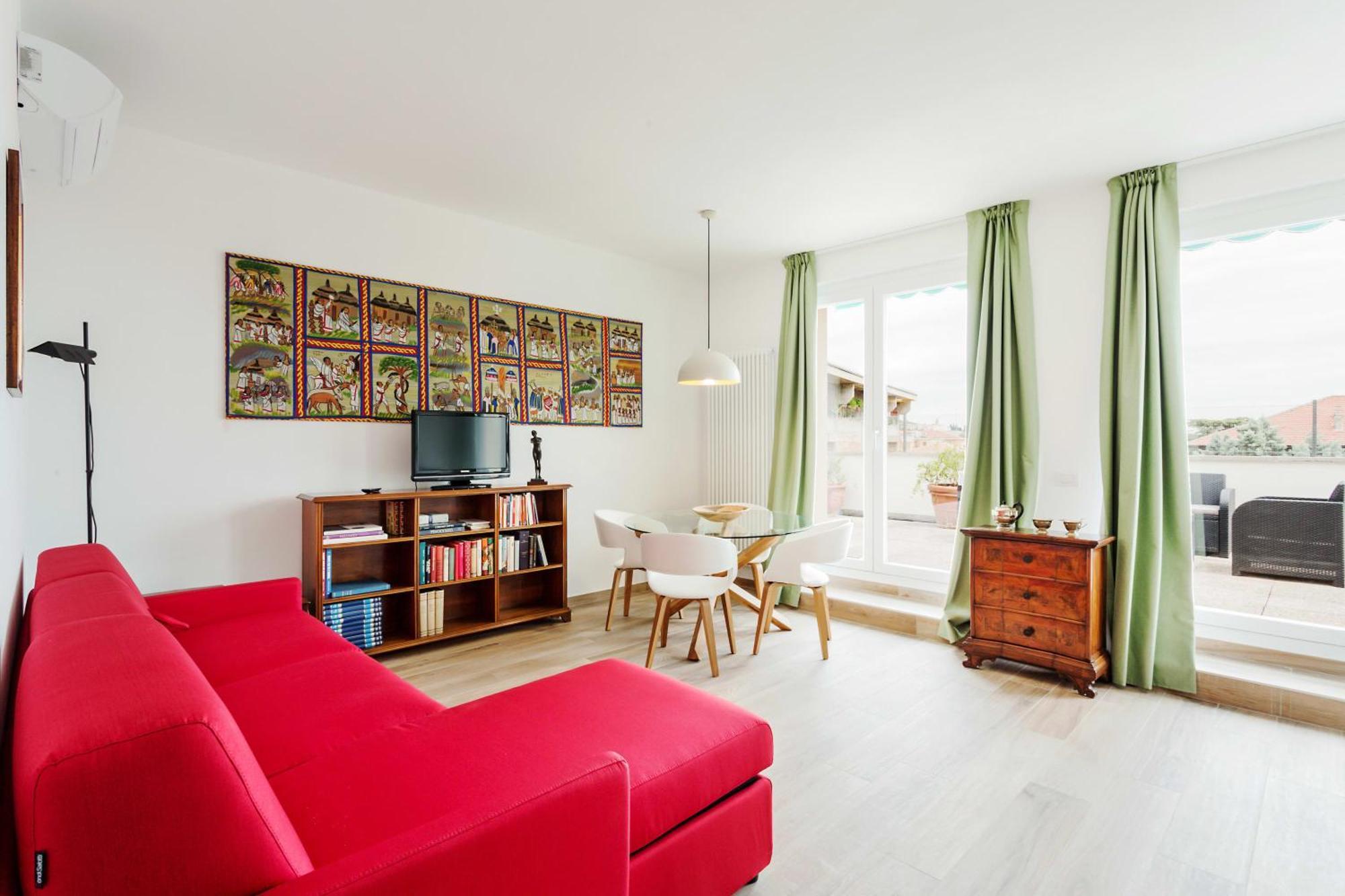 Amazing Flat With Big Terrace And Private Car Park Apartman Verona Kültér fotó